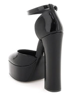 Dolce & Gabbana - Escarpins Dolce & Gabbana Polished Leather Platform Pumps