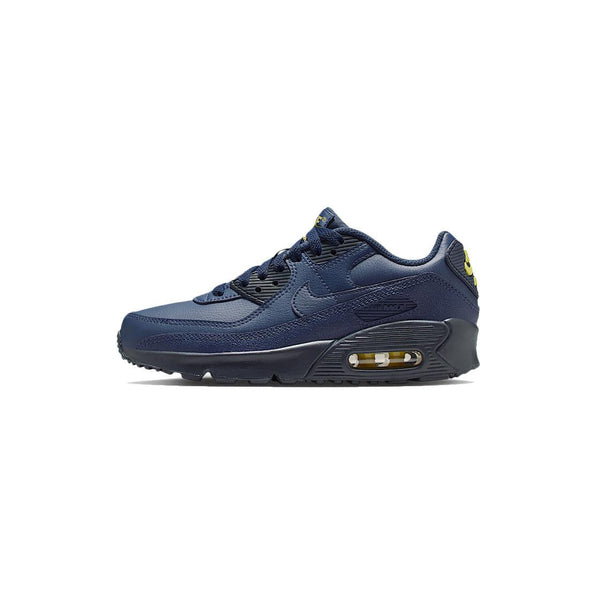 Baskets Nike Air Max 90 Gs - Bleu Marine, Jaune