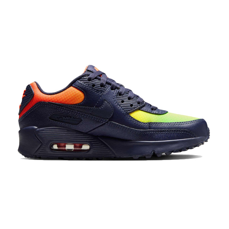 Baskets Nike Air Max 90 Gs - Bleu Marine, Multicolore