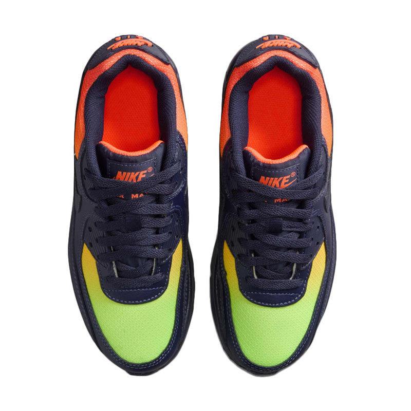 Baskets Nike Air Max 90 Gs - Bleu Marine, Multicolore