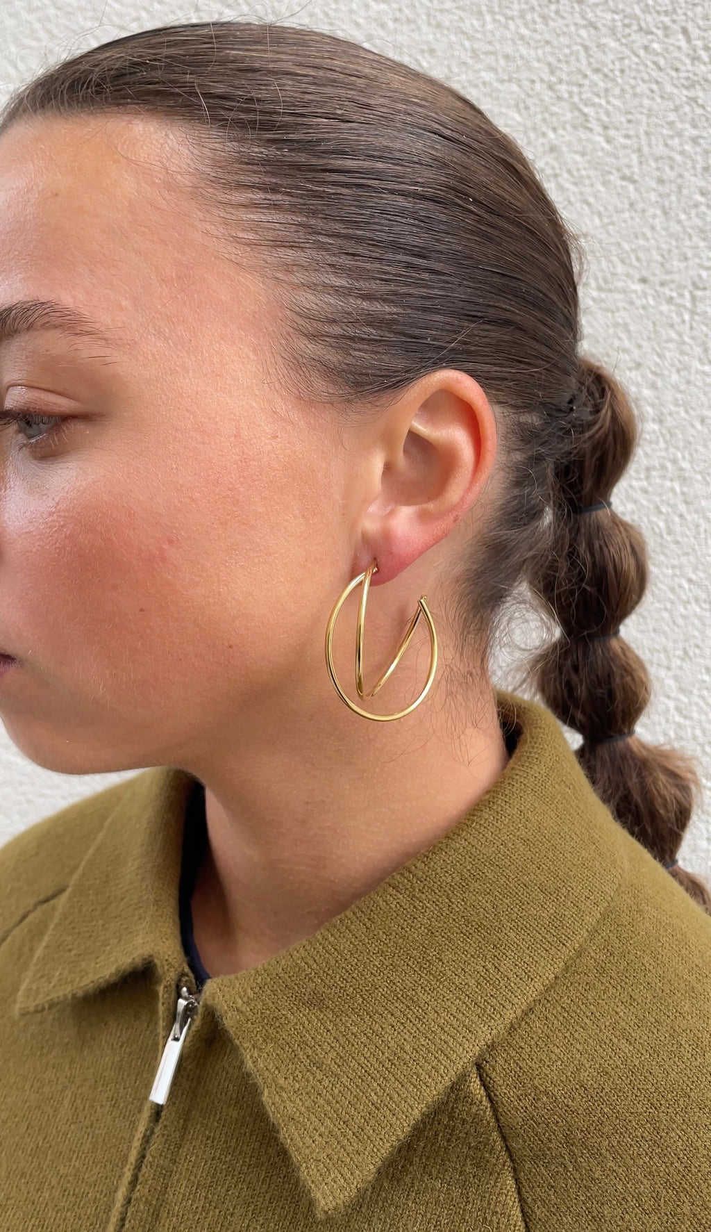 Boucles D'Oreilles Double