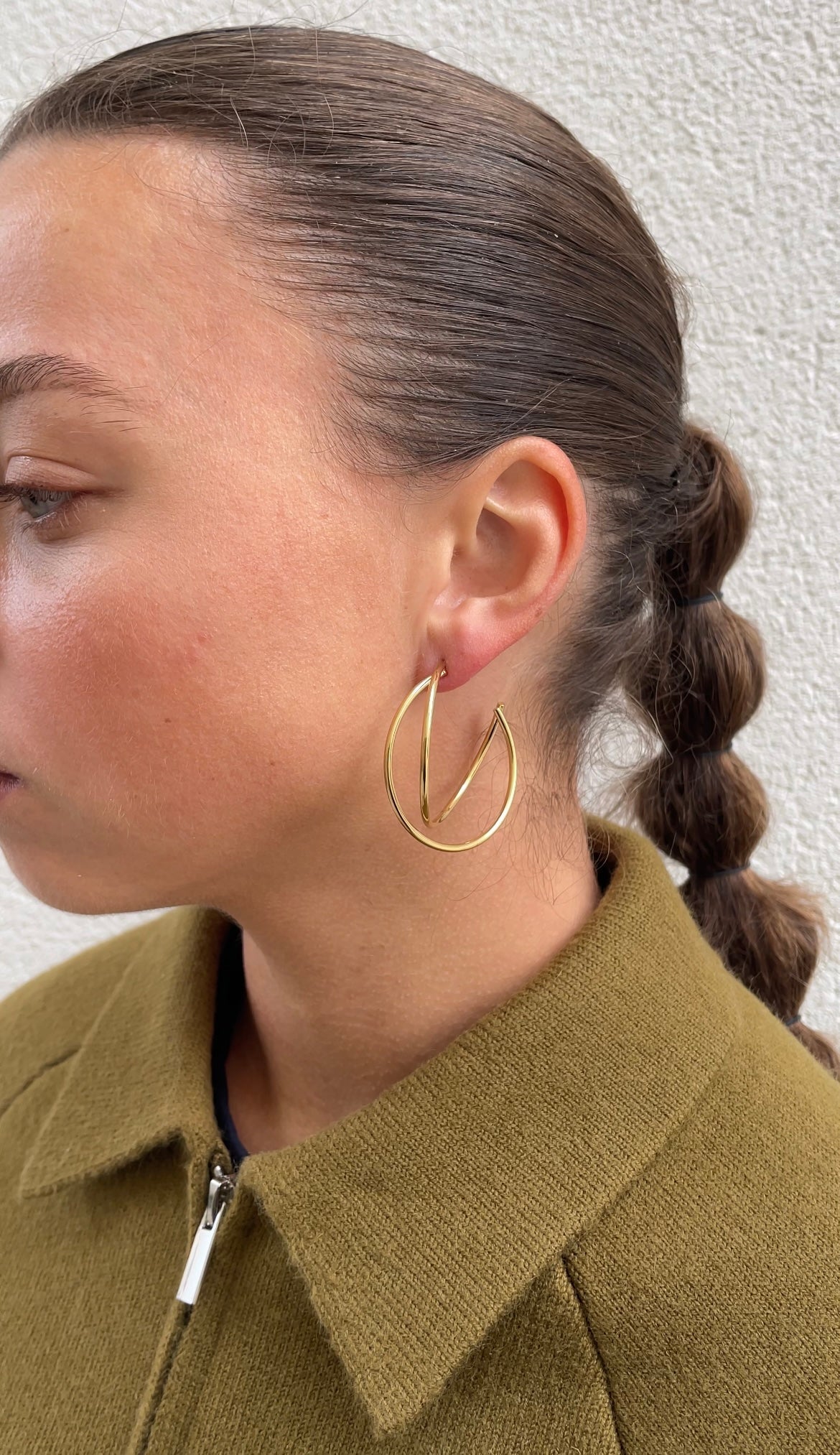 Boucles D'Oreilles Double