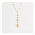 Collier "Mon Étoile" Or Jaune 375/1000 Et Zirconium