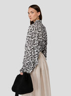 Jupe Orso In Black-Dotted Sand Technical Fabric