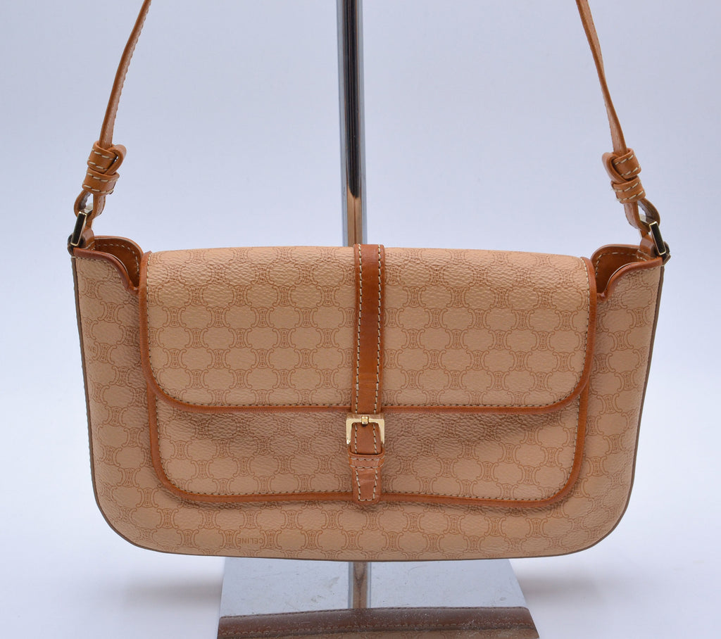 Céline Baguette Vintage Macadam Beige