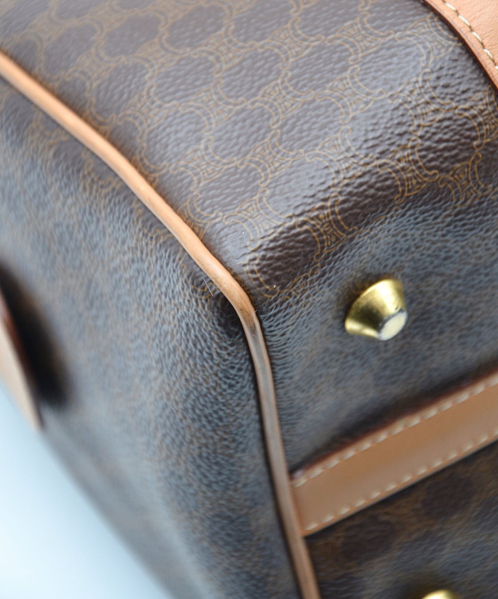 Sac Céline Boston Macadam Bandoulière Vintage