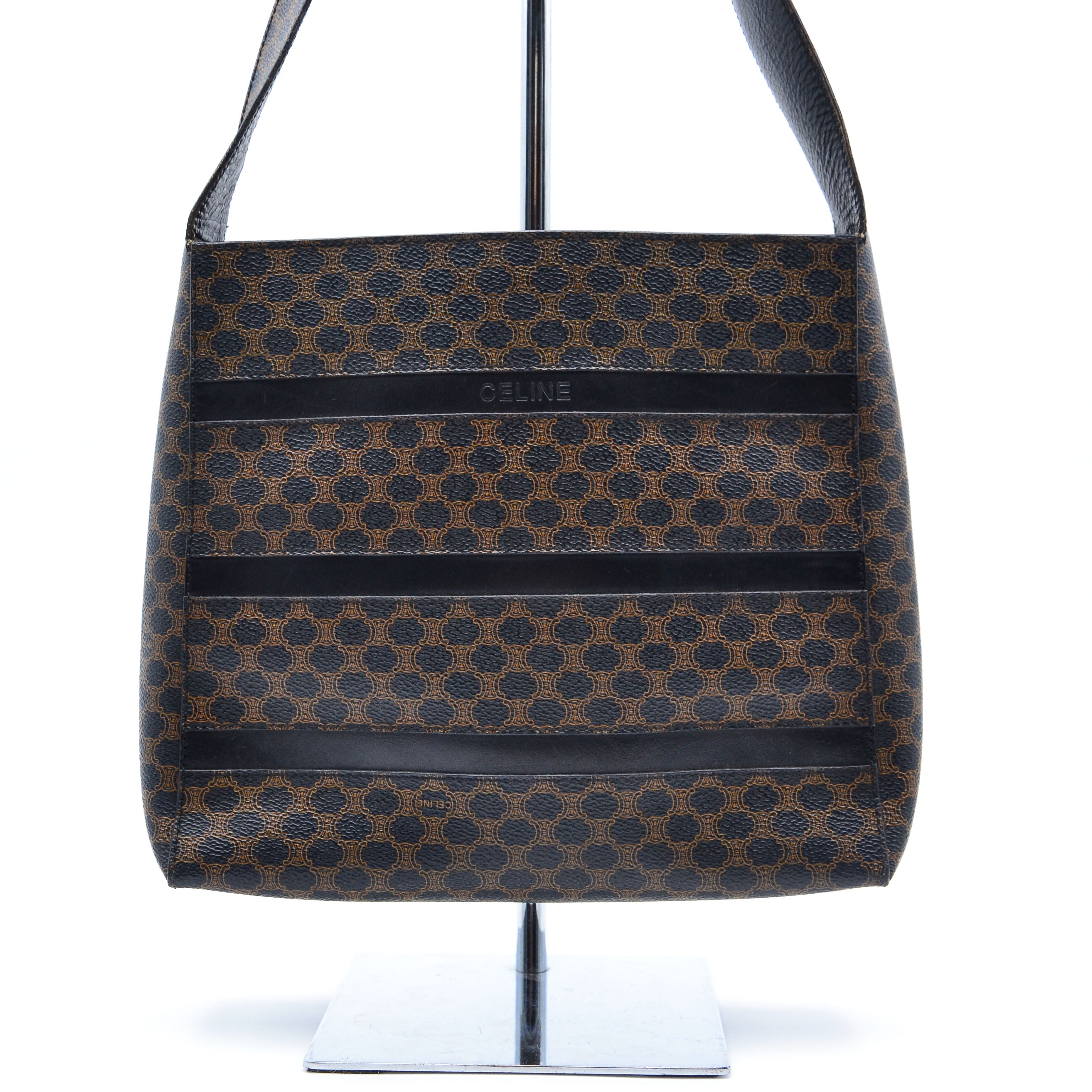 Céline Tote Vintage Macadam Noir