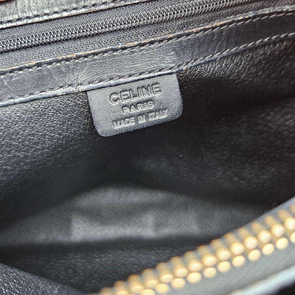 Céline Tote Vintage Macadam Noir