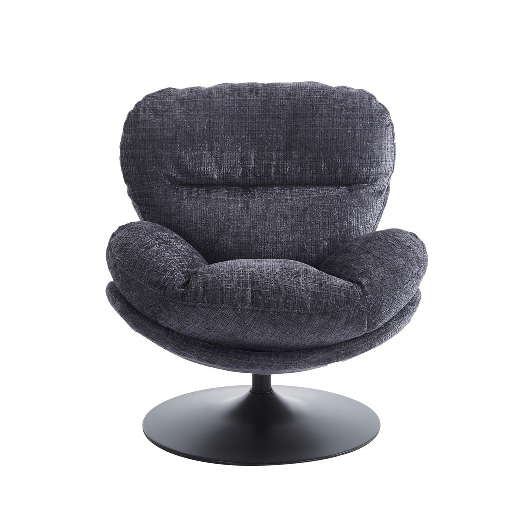 Ceres - Fauteuil Rotatif 1 Place - Tissu Bleu