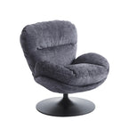 Ceres - Fauteuil Rotatif 1 Place - Tissu Bleu