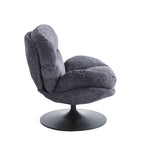 Ceres - Fauteuil Rotatif 1 Place - Tissu Bleu