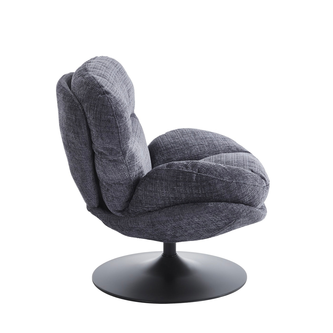 Ceres - Fauteuil Rotatif 1 Place - Tissu Bleu