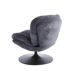 Ceres - Fauteuil Rotatif 1 Place - Tissu Bleu