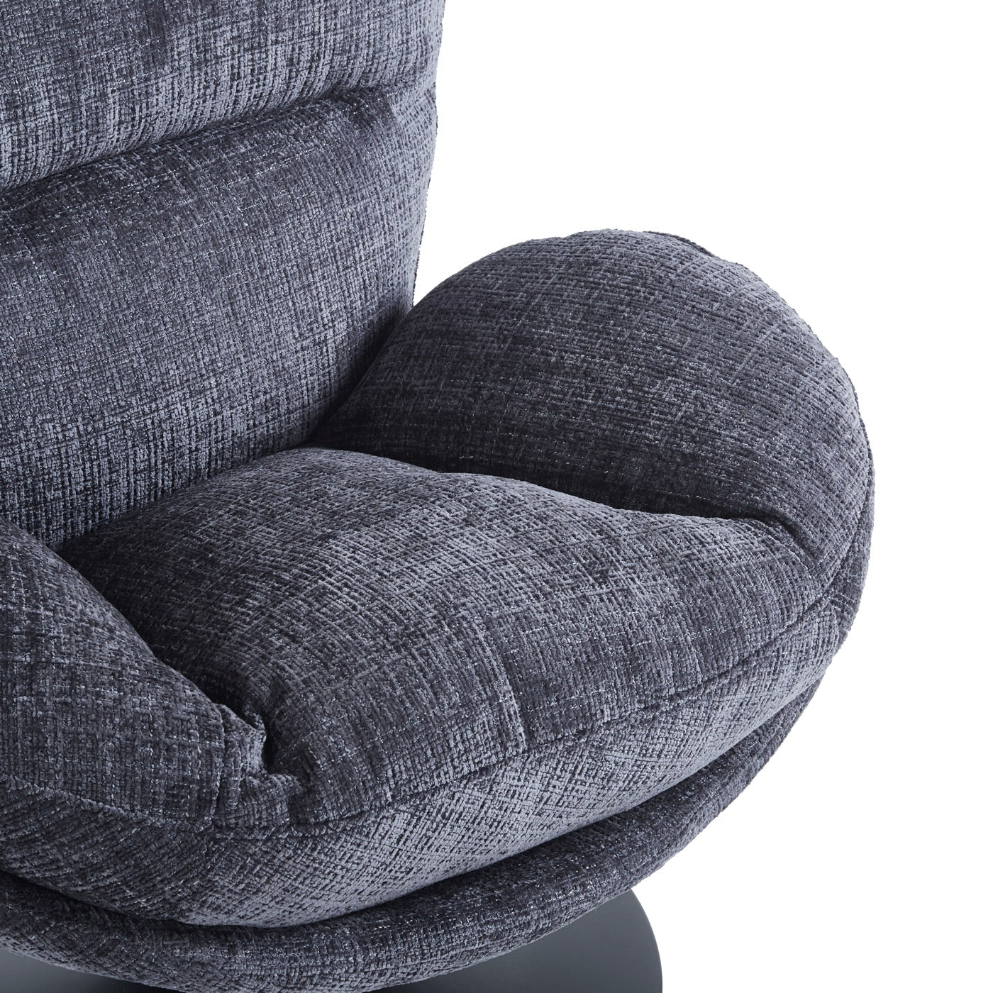 Ceres - Fauteuil Rotatif 1 Place - Tissu Bleu