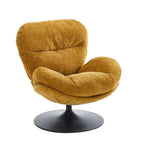 Ceres - Fauteuil Rotatif 1 Place - Tissu Jaune Moutarde