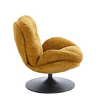 Ceres - Fauteuil Rotatif 1 Place - Tissu Jaune Moutarde