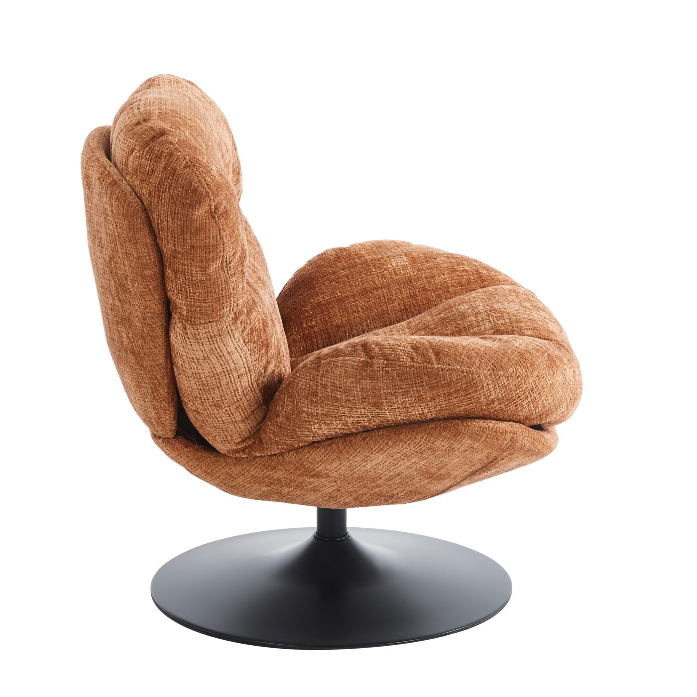 Ceres - Fauteuil Rotatif 1 Place - Tissu Terracotta