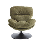 Ceres - Fauteuil Rotatif 1 Place - Tissu Vert