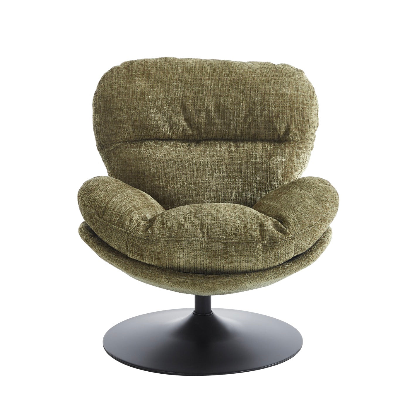 Ceres - Fauteuil Rotatif 1 Place - Tissu Vert