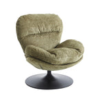 Ceres - Fauteuil Rotatif 1 Place - Tissu Vert