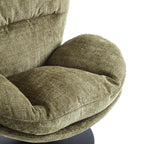 Ceres - Fauteuil Rotatif 1 Place - Tissu Vert