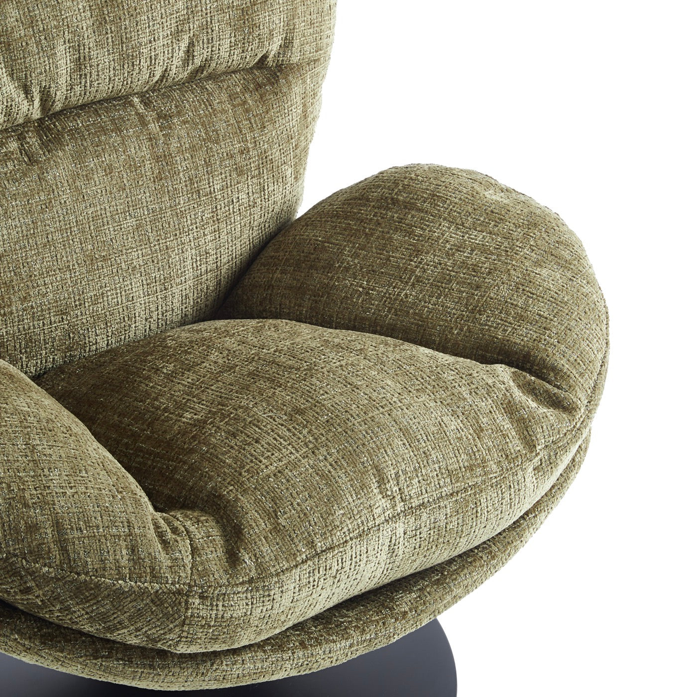 Ceres - Fauteuil Rotatif 1 Place - Tissu Vert