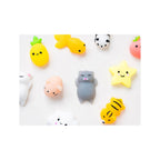 Mini Squishy Chat Gris Qui Dort - Anti-Stress
