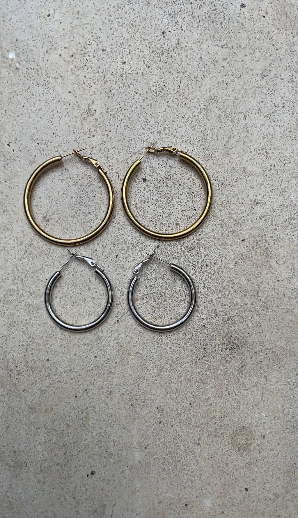 Boucles D'Oreilles Duo Thin Hailey Hoops