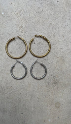 Boucles D'Oreilles Duo Thin Hailey Hoops