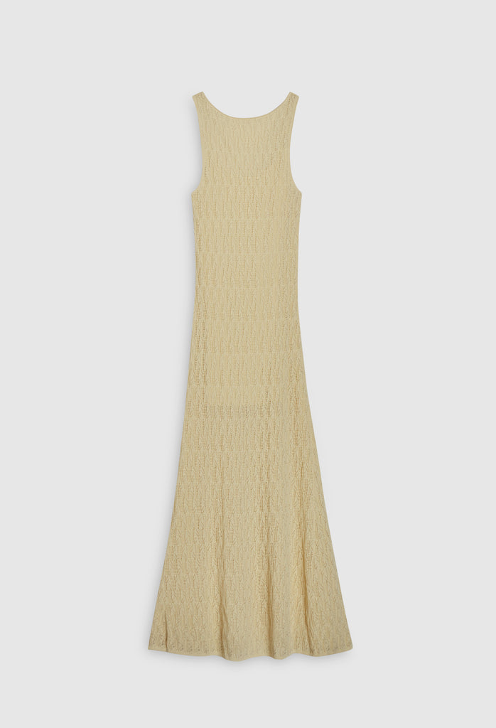 Claudie Pierlot - Robe Dos Nu Monteo - Jaune Pale