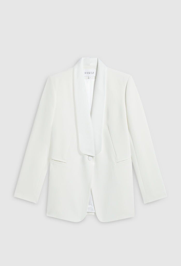 Claudie Pierlot - Veste Smoking Vizir - Ecru