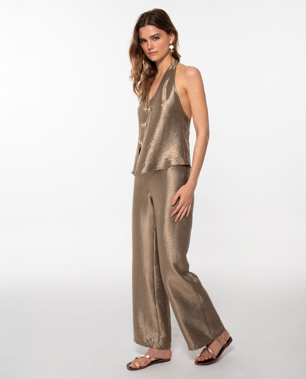 Gilet Ethereal Muse - Doré