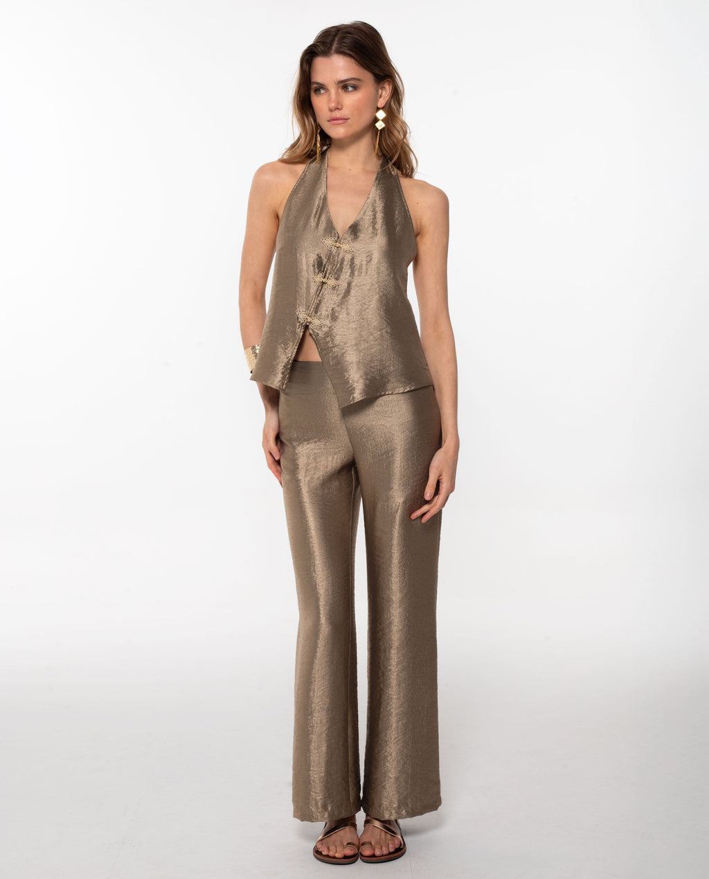 Gilet Ethereal Muse - Doré