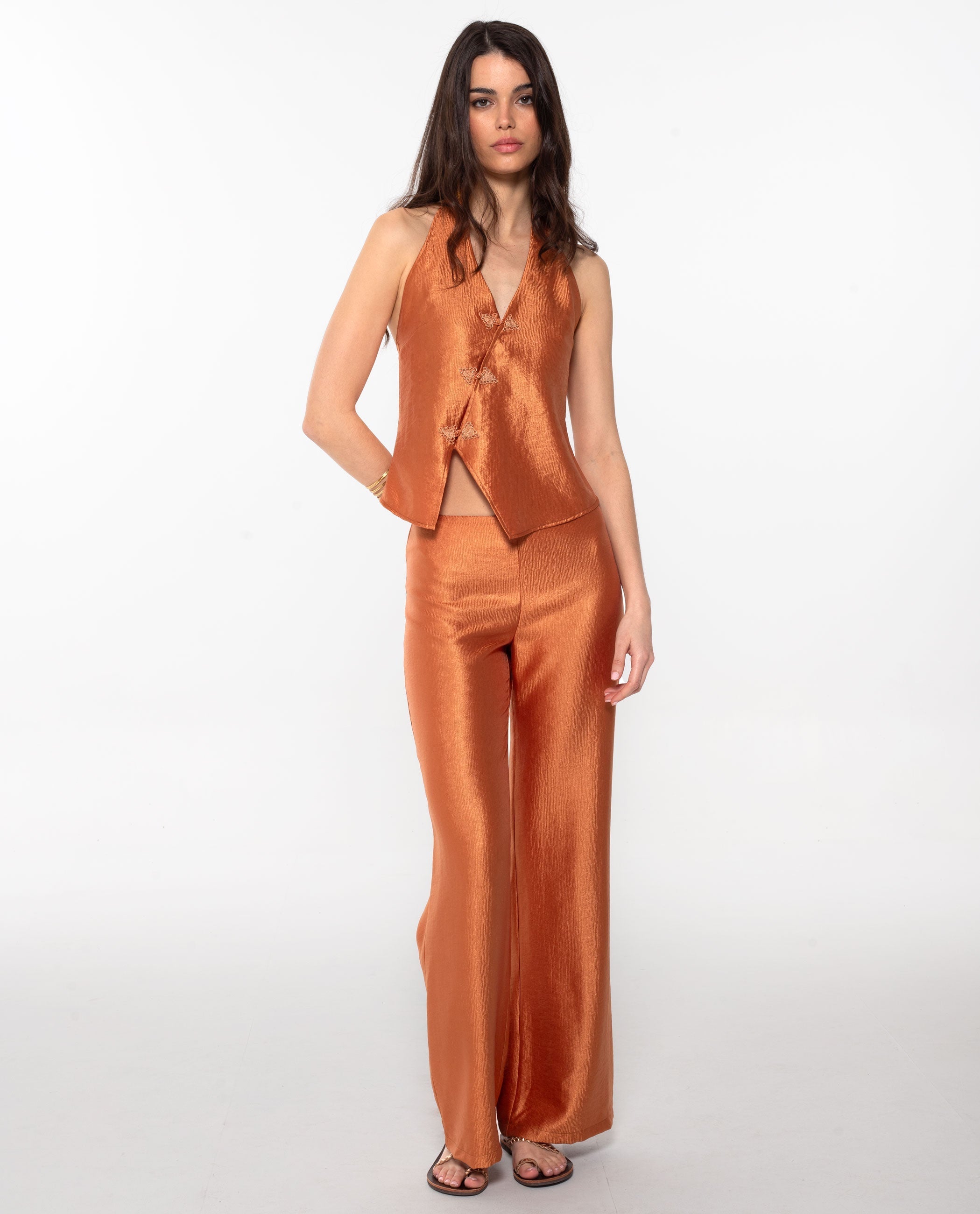 Gilet Ethereal Muse - Orange