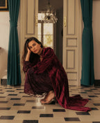 Caftan Simona - Bordeaux