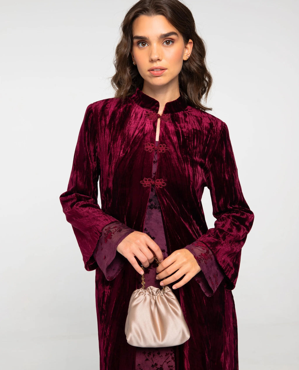 Caftan Simona - Bordeaux