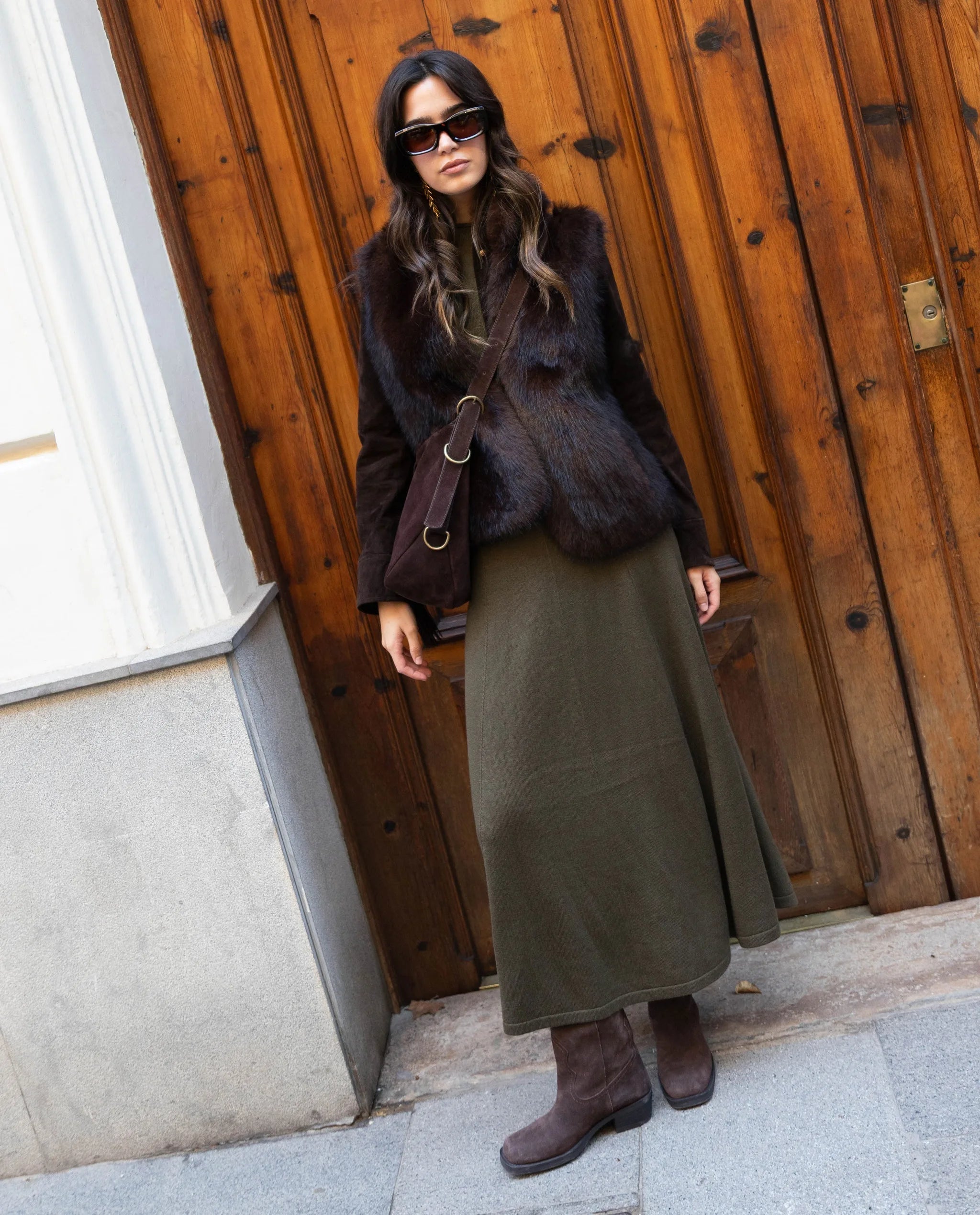 Gilet One Way - Marron
