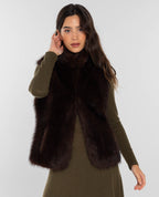 Gilet One Way - Marron