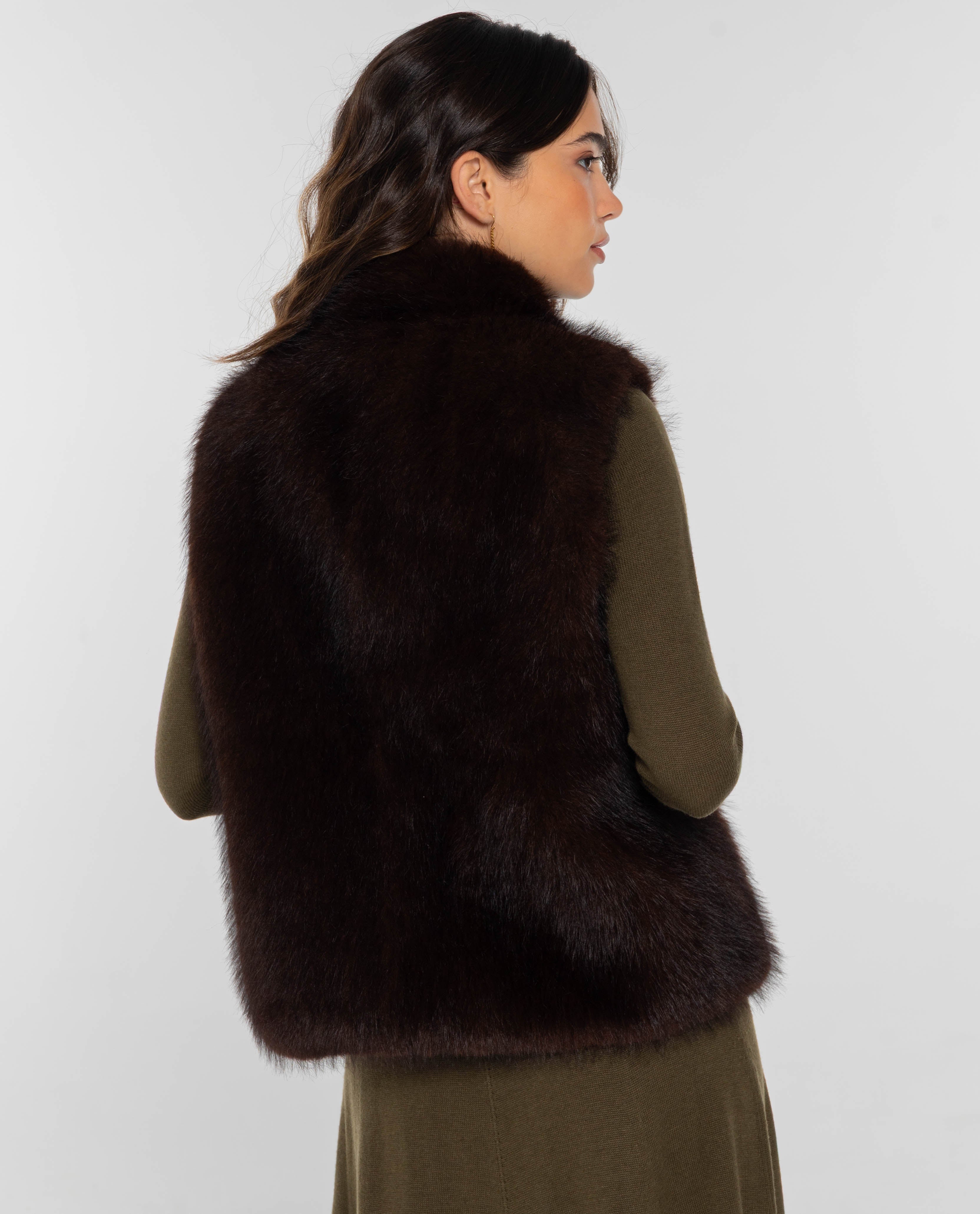 Gilet One Way - Marron