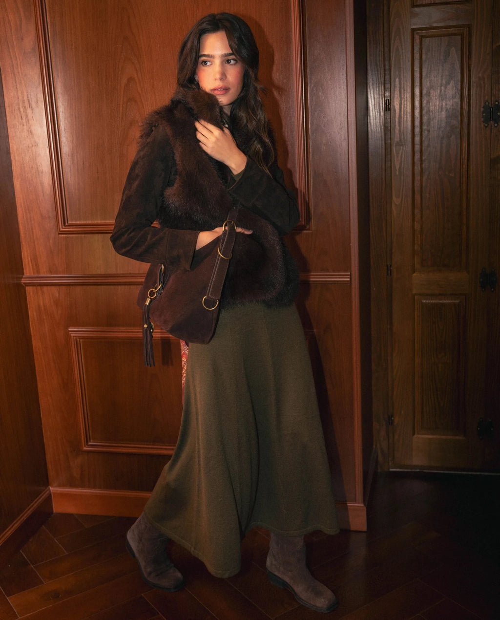 Gilet One Way - Marron