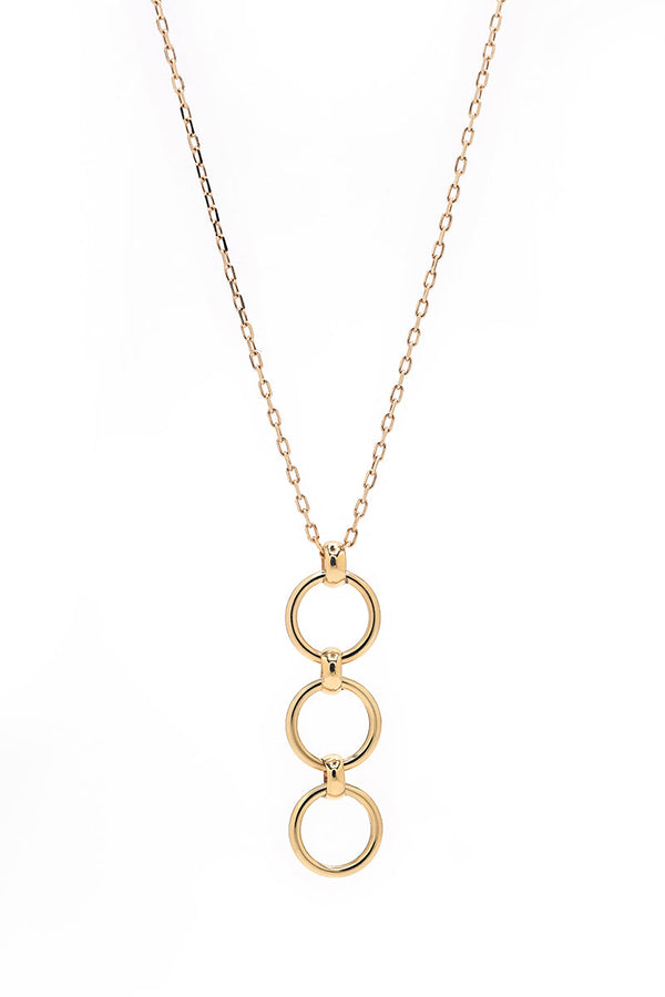 Collier " Sylvia" Or Jaune 375 / 1000