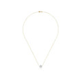 Collier "Bulle De Crystal" Or Jaune 375/1000 Et Zirconium