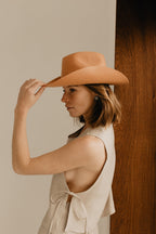 Chapeau Feutre Palermo - Apricot