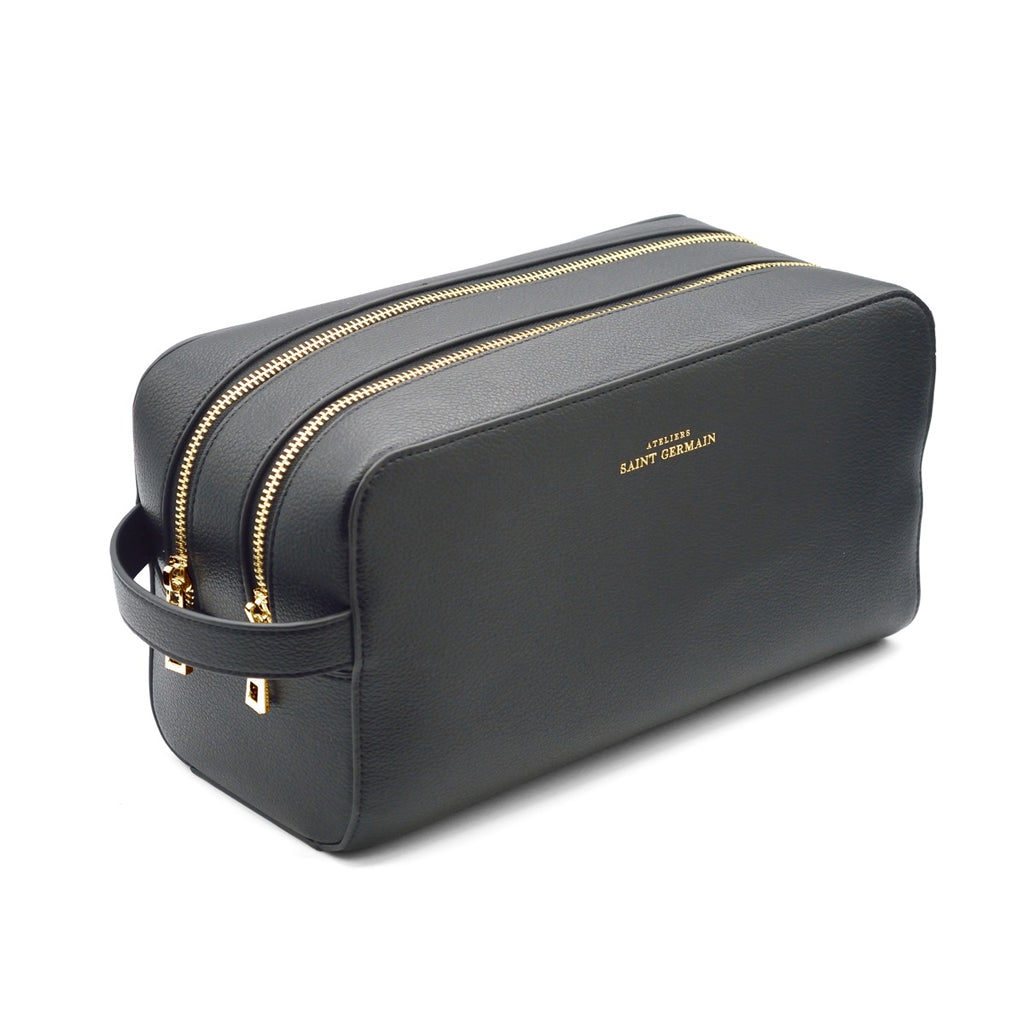 Grande Trousse De Voyage Double Compartiment - Chatel - Noir