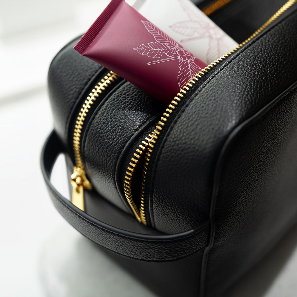 Grande Trousse De Voyage Double Compartiment - Chatel - Noir