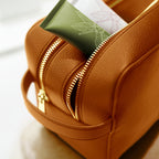Grande Trousse De Voyage Double Compartiment - Chatel - Camel