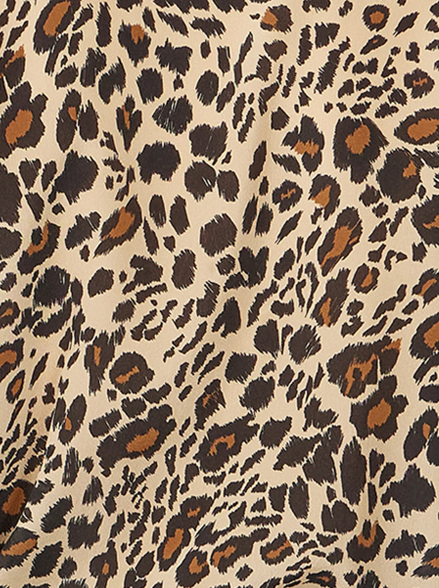 Chemise Dori En Imprimé Léopard Soyeux