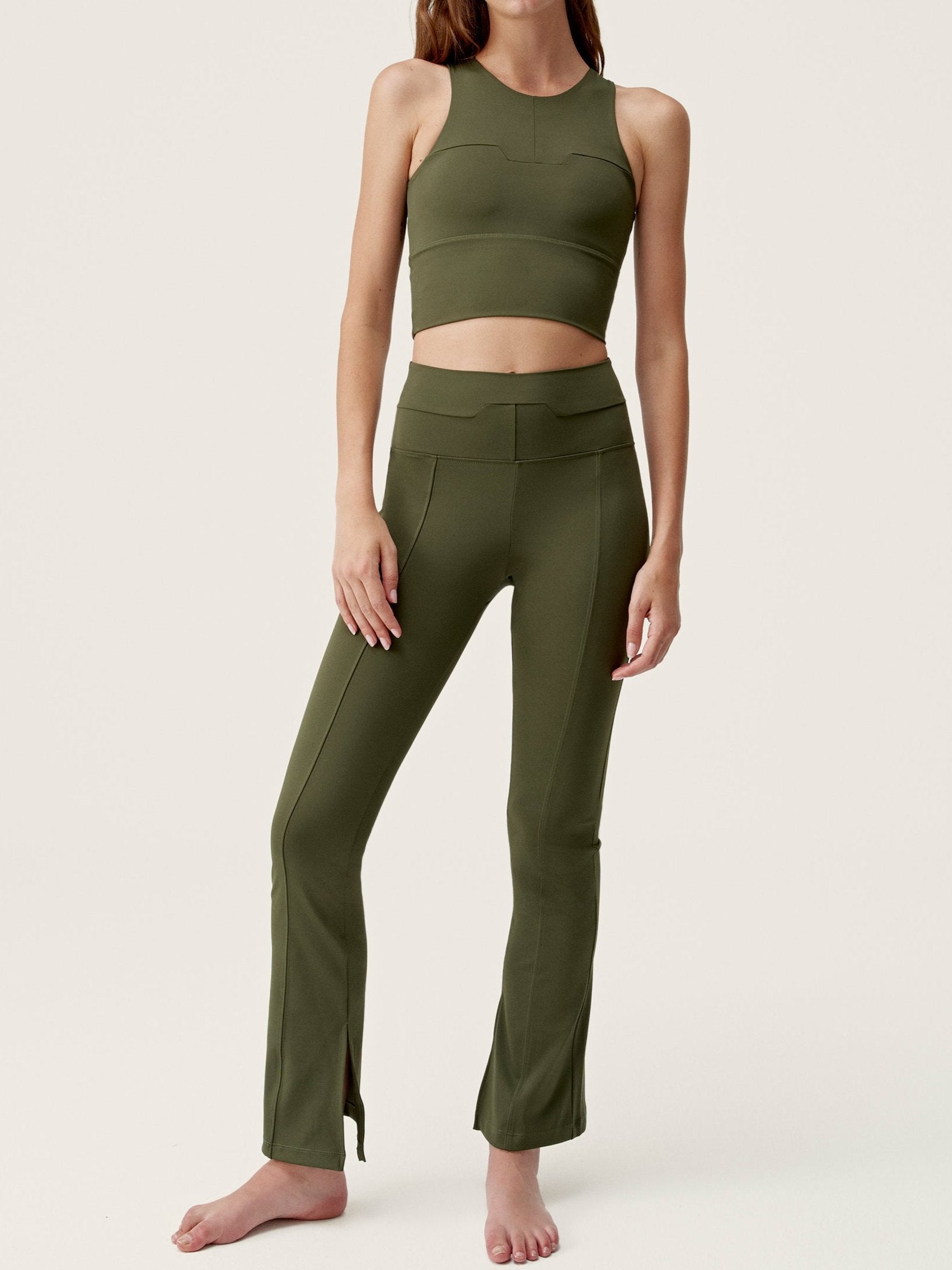 Top Chiara Dark Olive - Femme