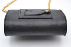 Mini Sac Chloé Noir Cuir Grainé Chaîne Dorée