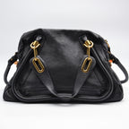 Chloé Paraty Medium Cuir Grainé Noir